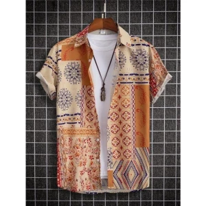 Men Regular Fit Printed Casual Shirt (C-2401129)