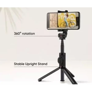 EARPHONIX Wireless Bluetooth Foldable XT-02 (K10) Mini Tripod Extendable Selfie Stick