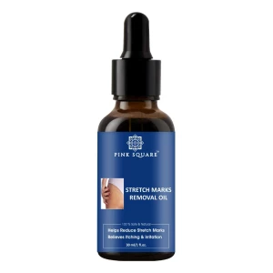 Pink Square Stretch Marks Removal Oil ( Pack Of 1 )