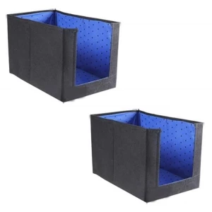 Closet Organizer-Foldable Shirts and Clothing Organizer Stackers (Pack of 2)