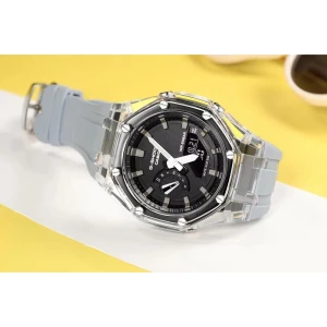 Casual G Shock GA2100 Grwy Edition With Digital And Analog Watch (SG-243)