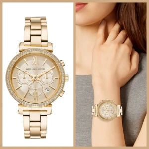 Michael Kors Sofie Gold First Copy Watch | Luxury Replica
