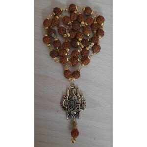 Latest Rudraksha Gold Plated Chain