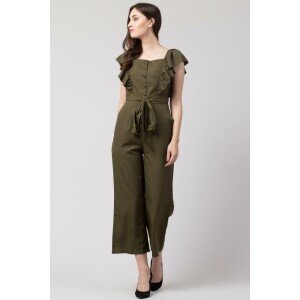 Verve Studio Polyester Solid Jumpsuit