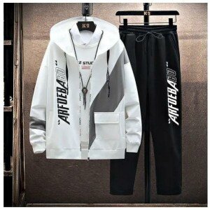 Men's Fleeces Printed Track Suit