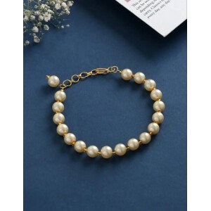 PD Enterprise Gold Plated Pearl Bracelet