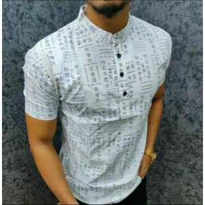 Latest Men's Cotton Printed Shirt