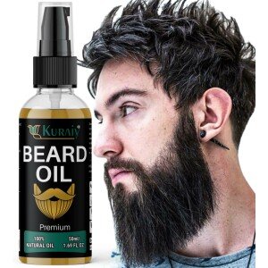Beard Growth Oil 50ml - More Beard Growth 8 Natural Oils Including Jojoba Oil Vitamin E Nourishment & Strengthening, No Harmful Chemicals Hair Oil (50 Ml)