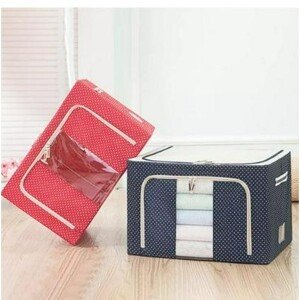 Large Capacity Clothes Storage Bag Organizer (Pack of 2) - 66 ltr each