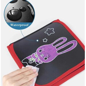 Kids Erasable Doodle Book With 12 Watercolor Pen