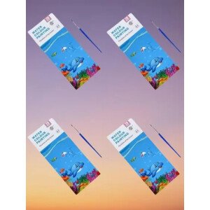 Kids Coloring Doodle Drawing Magic Water Book (pack of 4)