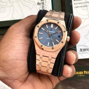 Premium Audemars Piguet Watch Copper Blue for Men (LL205)