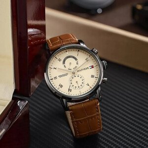 Premium Tommy Hilfiger Day Date Watch for Men (LL257)