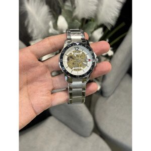 Premium Tommy Hilfiger Skeleton Automatic Watch for Men (LL206)