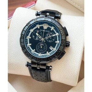 Premium Versace Black Greca Watch for Men (LL227)