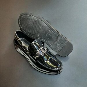Classy Louis Vuitton Loafer Black 7 100 For Men (SOH392)
