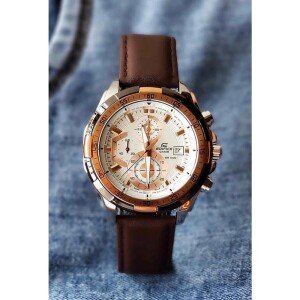 Look Men's Edifice Watch Leather Strap (SG-183)