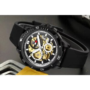 Premium Men's Tommy Hilfiger Automatic Watch (SG-204)