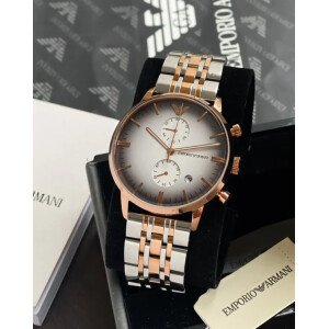 Emporio Armani First Copy Watch | Stylish Two-Tone Design